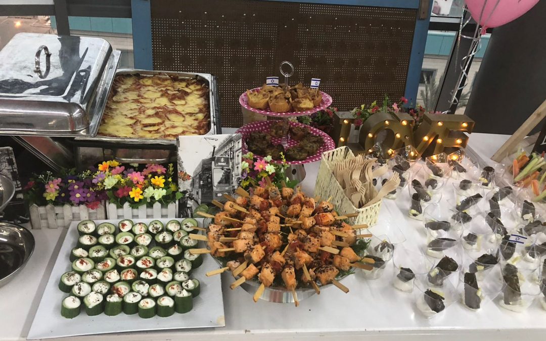 קייטרינג חלבי בת מצווה