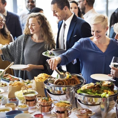 דוכני מזון של קייטרינג חלבי כשר